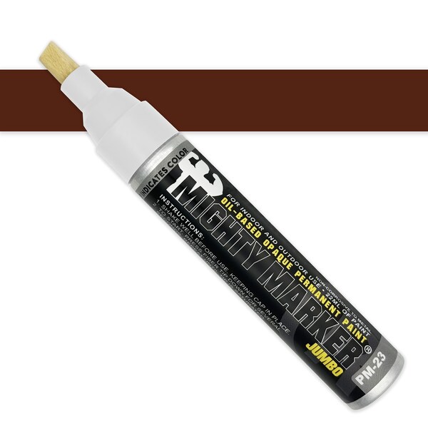 Mighty Marker PM-23 Jumbo Chisel Tip, Brown Color Family, 4PK 04323 - main